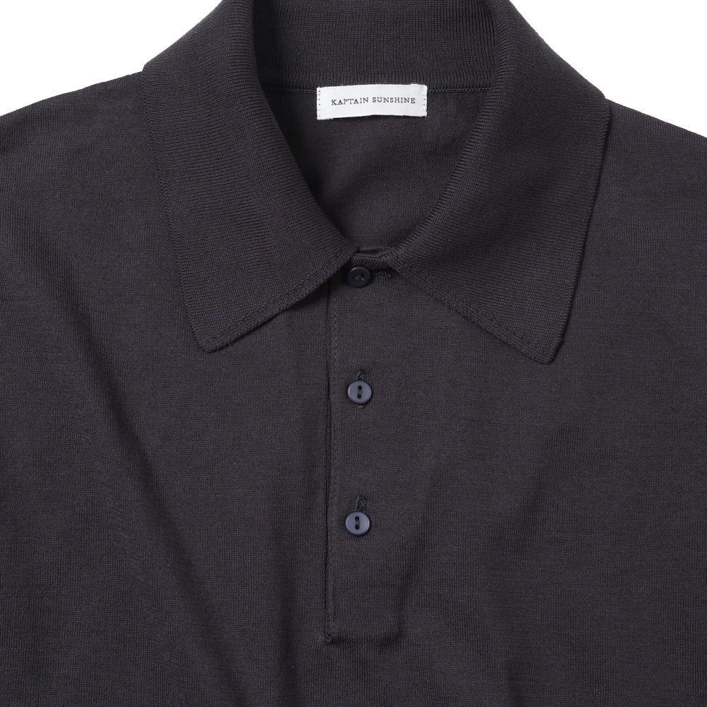 KAPTAIN SUNSHINE (キャプテン サンシャイン) Cotton Knit Poloshirt