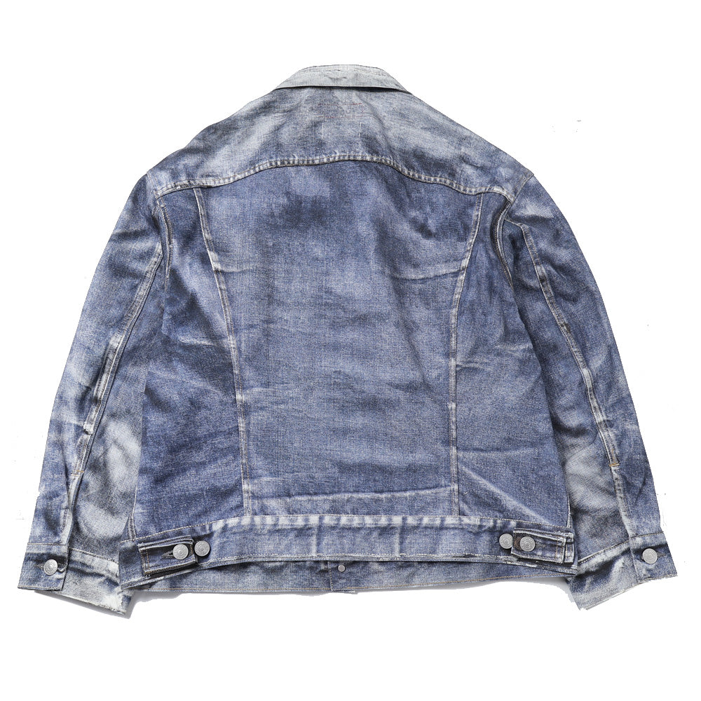 Cotton twill inkjet print Levi's double name BerBerjin J911