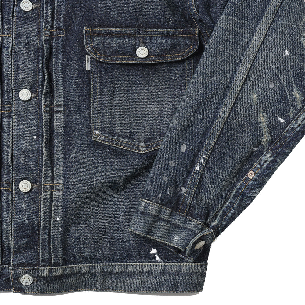#001 T-BACK DENIM JACKET