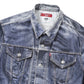 Cotton twill inkjet print Levi's double name BerBerjin J911