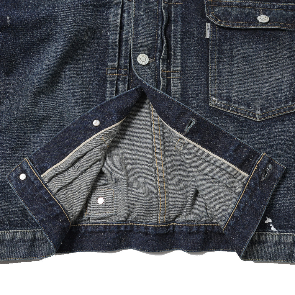#001 T-BACK DENIM JACKET