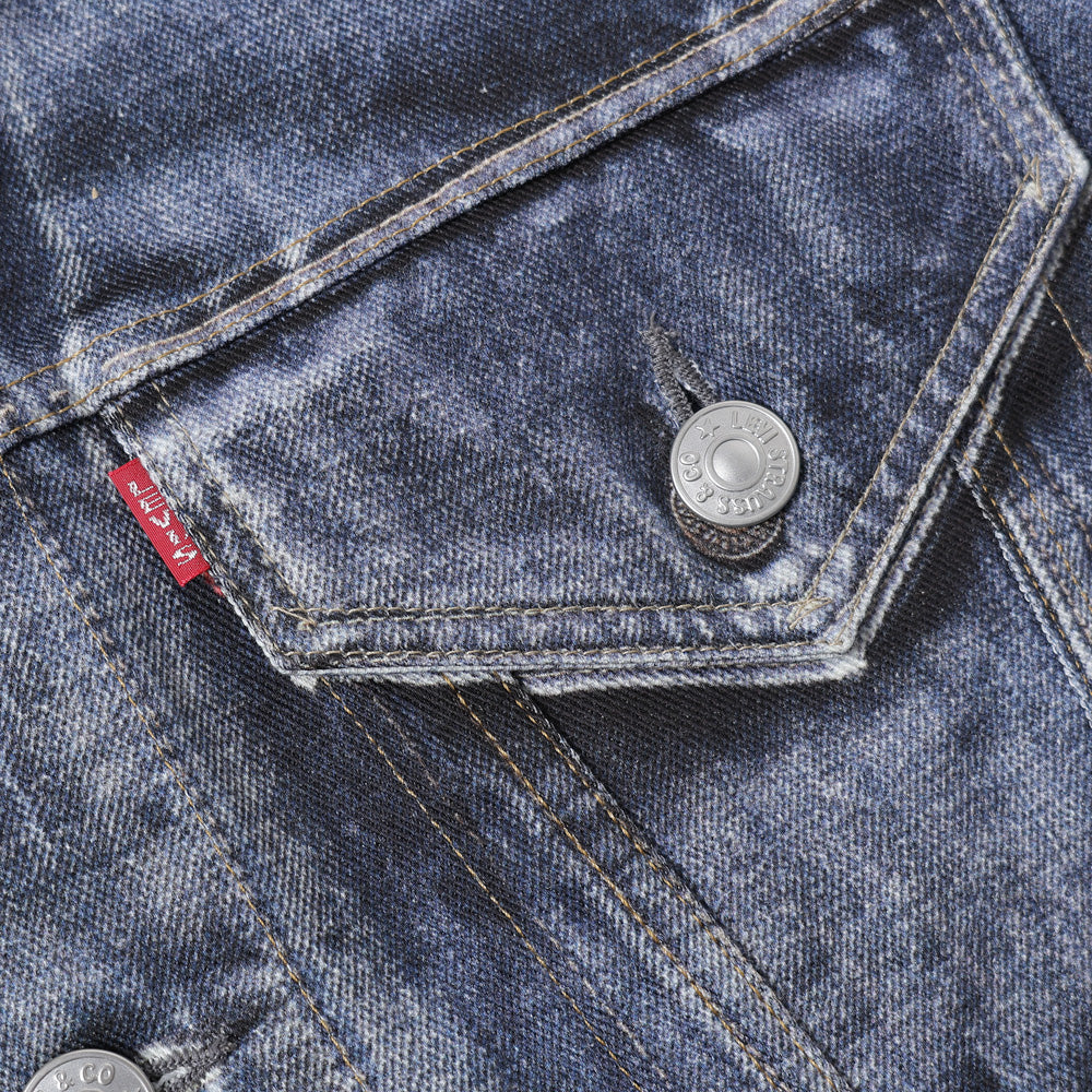 Cotton twill inkjet print Levi's double name BerBerjin J911