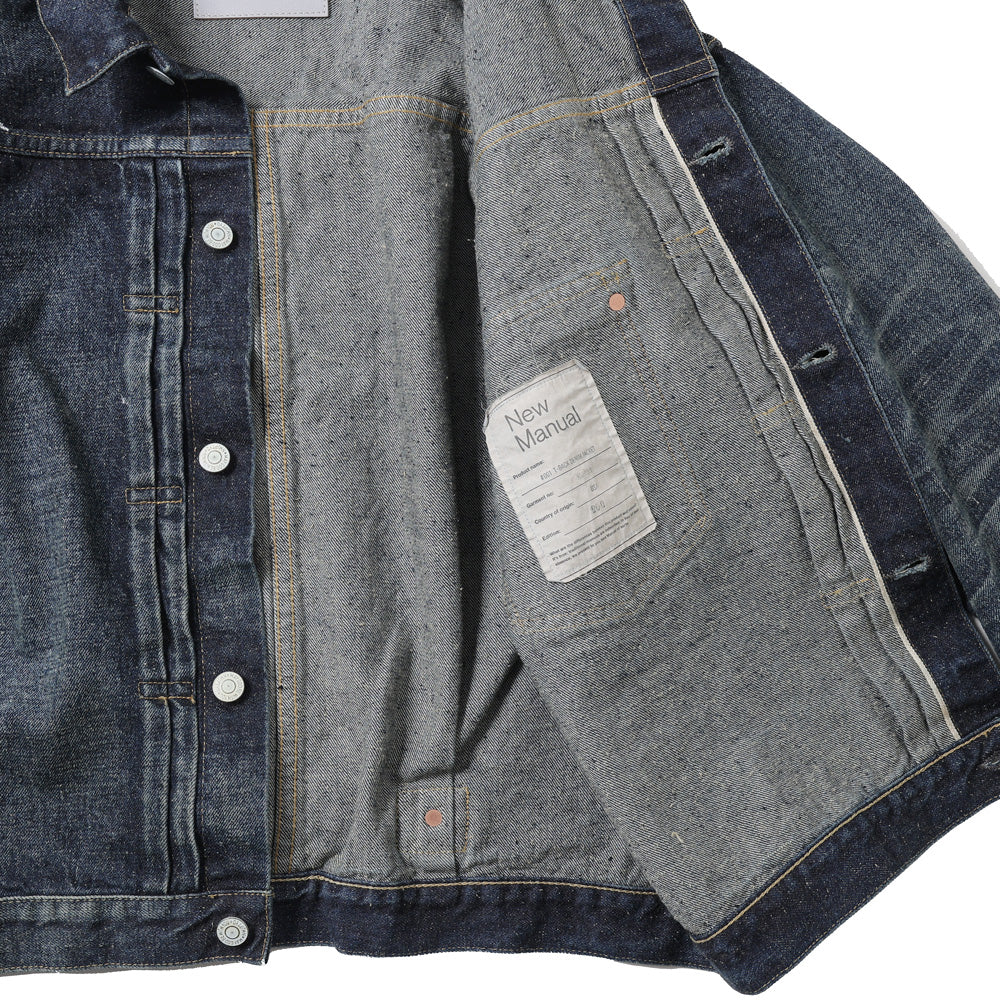 New Manual) #001 T-BACK DENIM JACKET (26SSJK-YY-0001) | New Manual