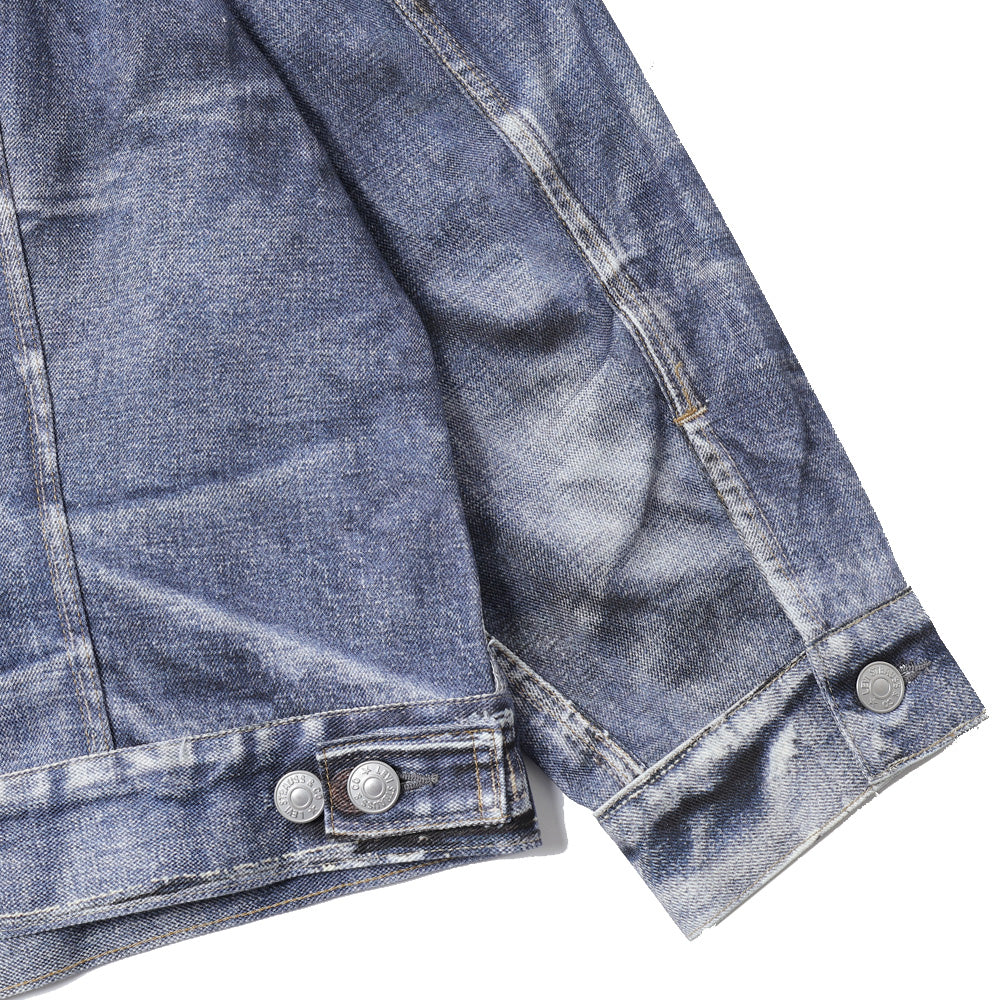 Cotton twill inkjet print Levi's double name BerBerjin J911