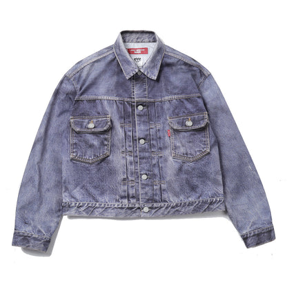 ナイロンツイル インクジェットプリント Levi's Wネーム BerBerjin J910
