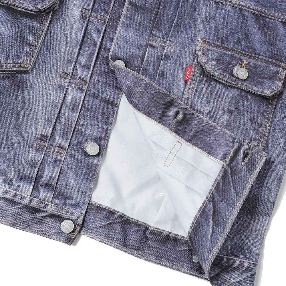 ナイロンツイル インクジェットプリント Levi's Wネーム BerBerjin J910