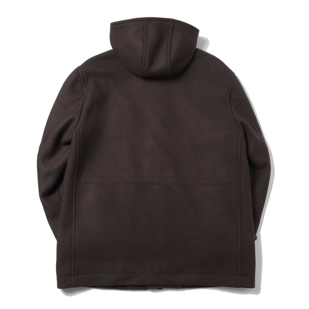 Hooded Melton Half Coat