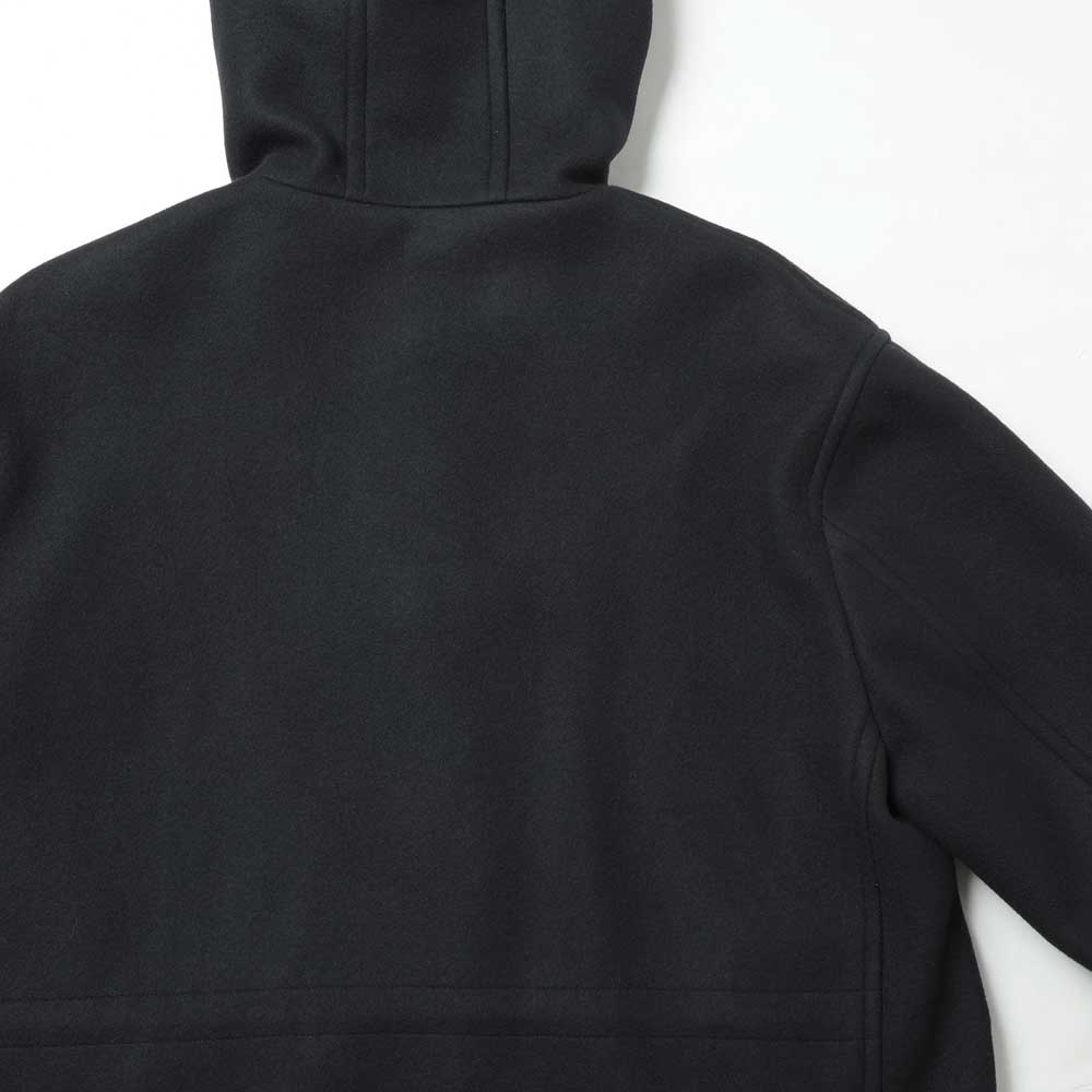 Hooded Melton Half Coat