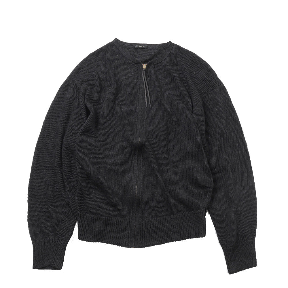 依頼価格【新品】26ss COMOLI 8Gジップカーディガン　size3 COMOLI 26ss 8G ジップ カーディガン black size3 - メルカリ