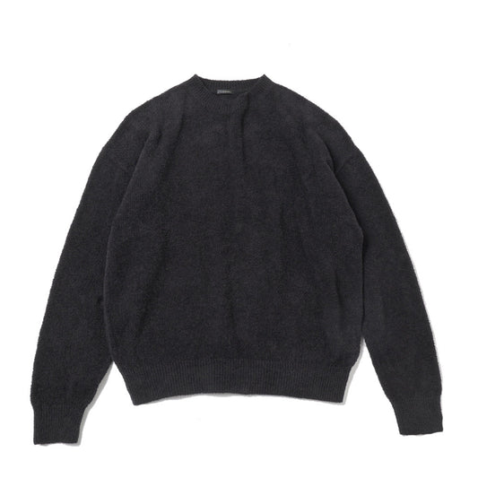 コットンシャギー クルーネックニット