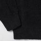 Cotton shaggy crew neck knit