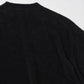 Cotton shaggy crew neck knit