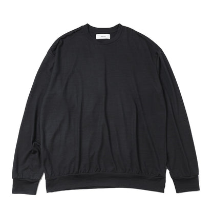 CREW NECK WOOL SINGLE JERSEY WASHABLE