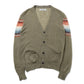 NATIVE BORDER MOHAIR KNIT CARDIGAN