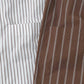 SIDOGRAS Striped Long-Sleeve Oversized Regular Collar Shirt