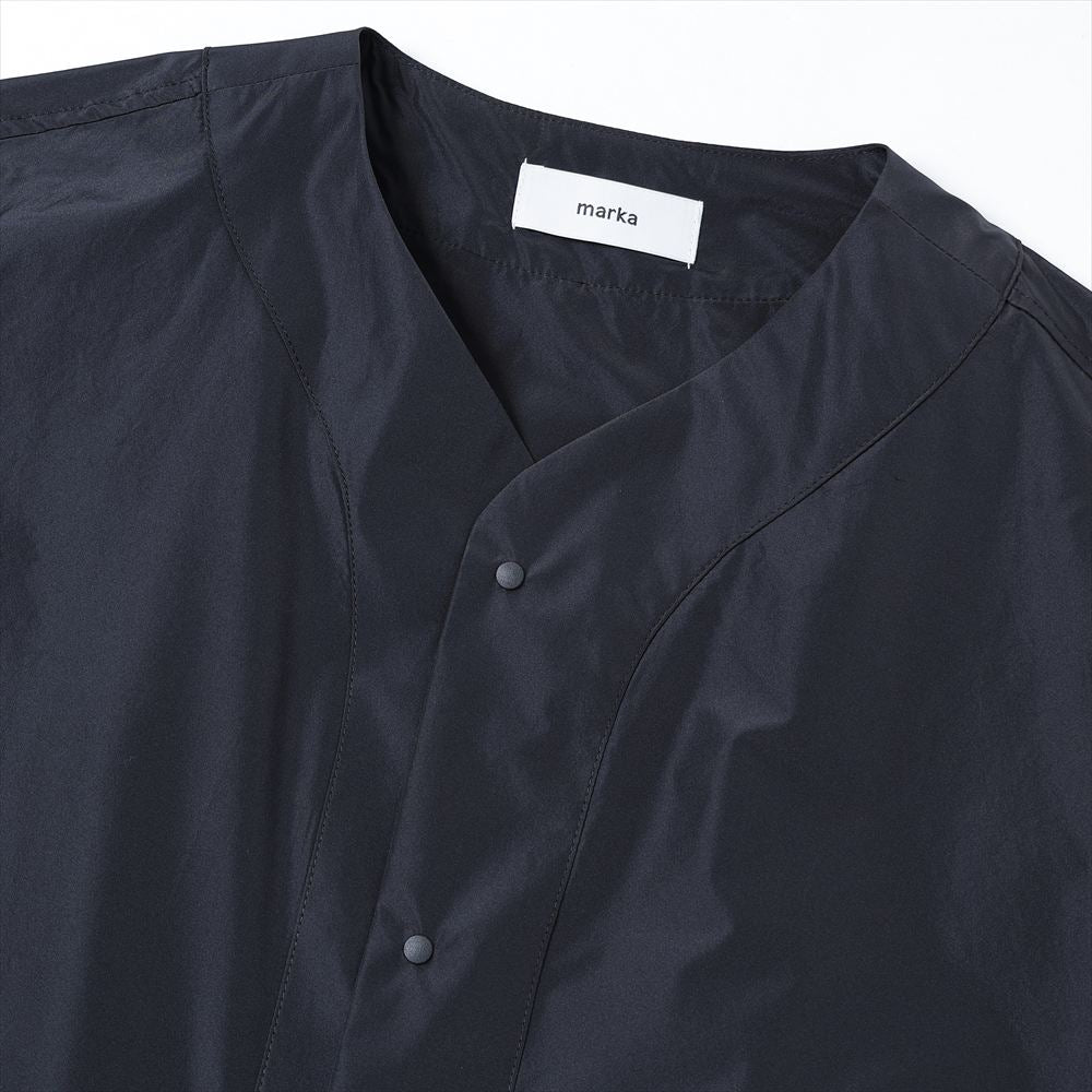 BASEBALL SHIRT RECYCLED POLYESTER x SILK TAFFETA