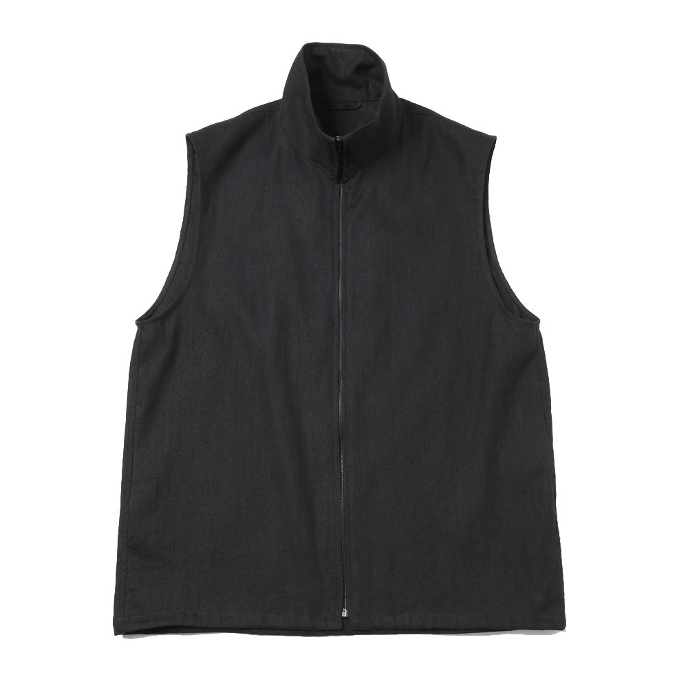 Canapa stand-up collar jacket