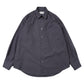 COMFORT FIT SHIRT ORGANIC GIZA TYPEWRITER CLOTH (CHARCOAL)