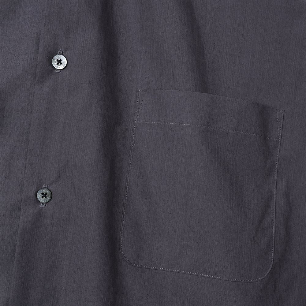 COMFORT FIT SHIRT ORGANIC GIZA TYPEWRITER CLOTH (CHARCOAL)