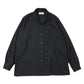 ITALIAN OPEN COLLAR SHIRT ORGANIC WOOL VIYELLA
