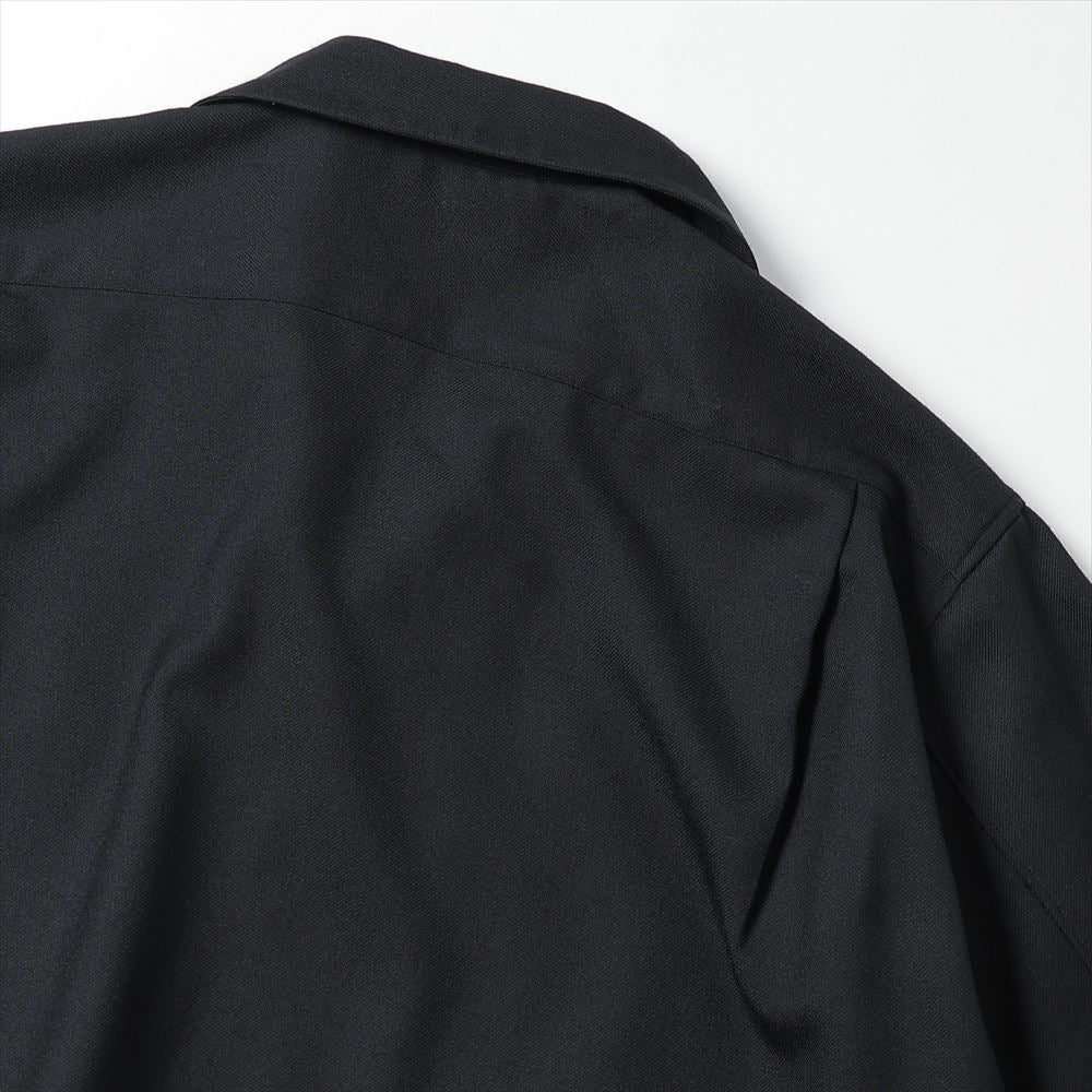 ITALIAN OPEN COLLAR SHIRT ORGANIC WOOL VIYELLA