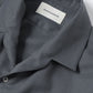 ITALIAN OPEN COLLAR SHIRT ORGANIC WOOL VIYELLA