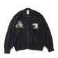 Brushed knit cardigan (Dragon and Tiger pattern)