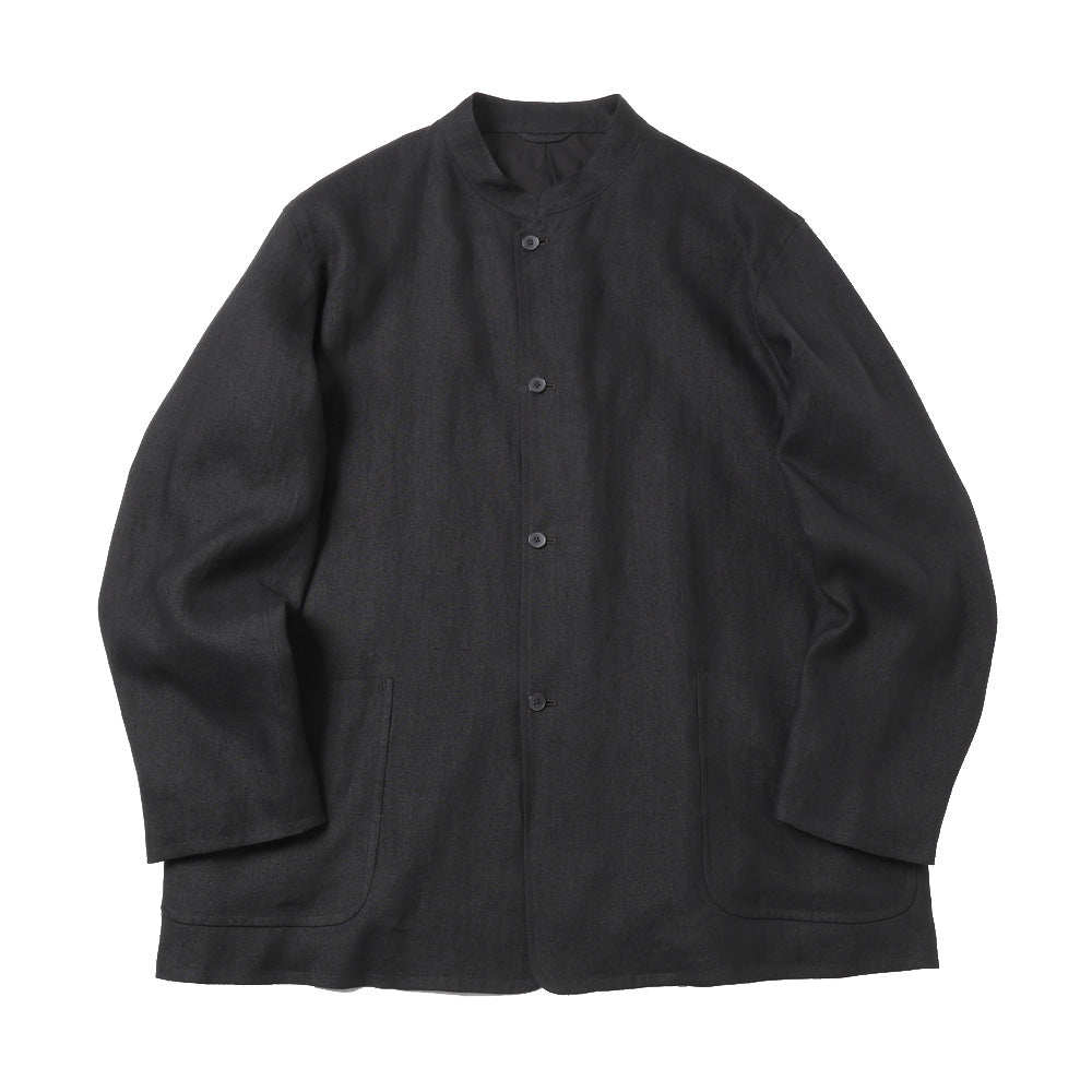 Canapa stand-up collar jacket