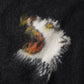Brushed knit cardigan (Dragon and Tiger pattern)