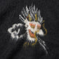 Brushed knit cardigan (Dragon and Tiger pattern)