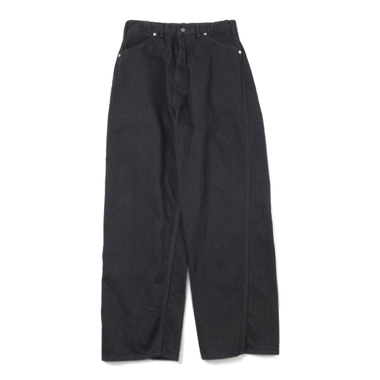 Denim Painter Pants(Black One Wash）