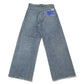 TATTOO Laser Printed Wide Denim Pants