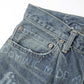 TATTOO Laser Printed Wide Denim Pants