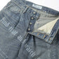 TATTOO Laser Printed Wide Denim Pants