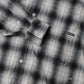 Distressed Hooded Check Shirts (GRAY)