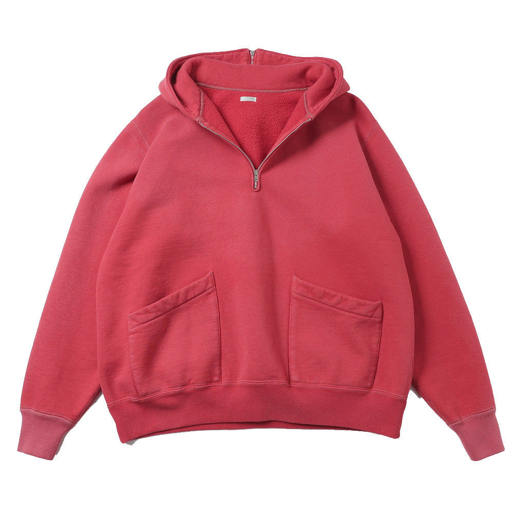 Vintage Sailor Hood Half Zip Sweatshirt