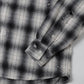 Distressed Hooded Check Shirts (GRAY)