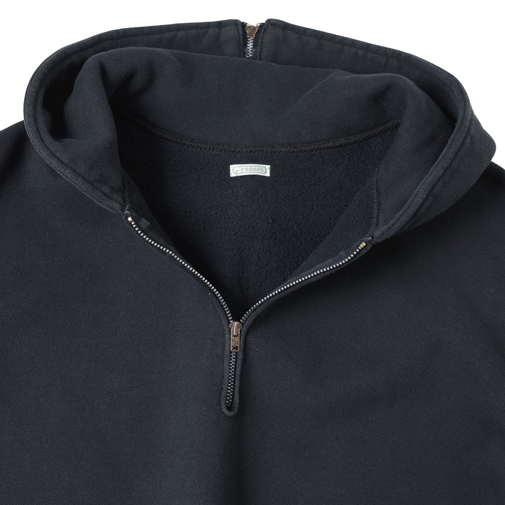 Vintage Sailor Hood Half Zip Sweatshirt