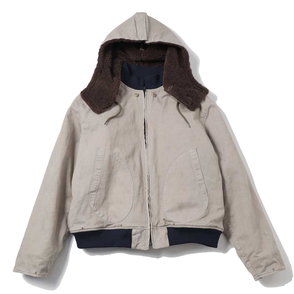 Vintage WW2 US Navy Deck Hooded Jacket