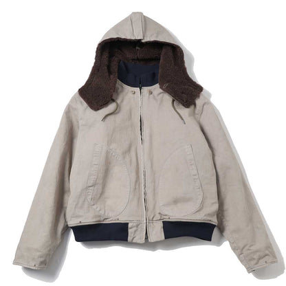 Vintage WW2 US Navy Deck Hooded Jacket