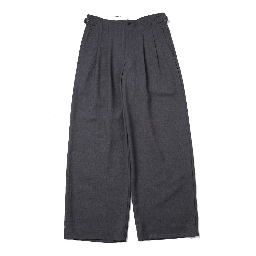 TWO TUCK MILITARY TROUSERS