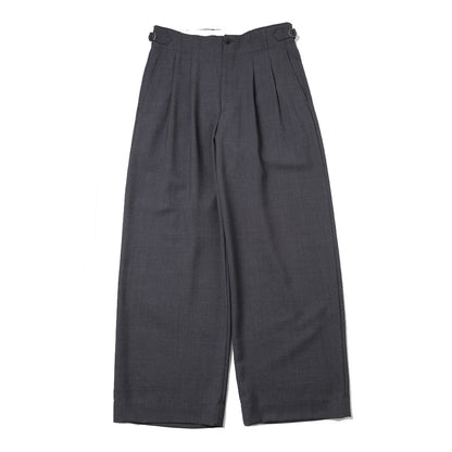 TWO TUCK MILITARY TROUSERS