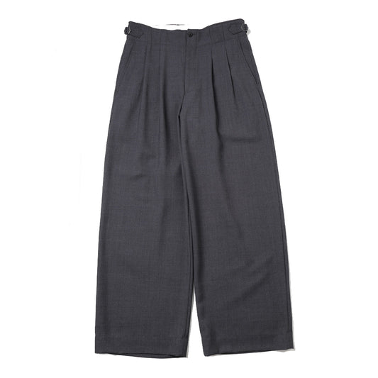 TWO TUCK MILITARY TROUSERS
