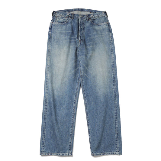No.22 Washed Wide Denim Pants