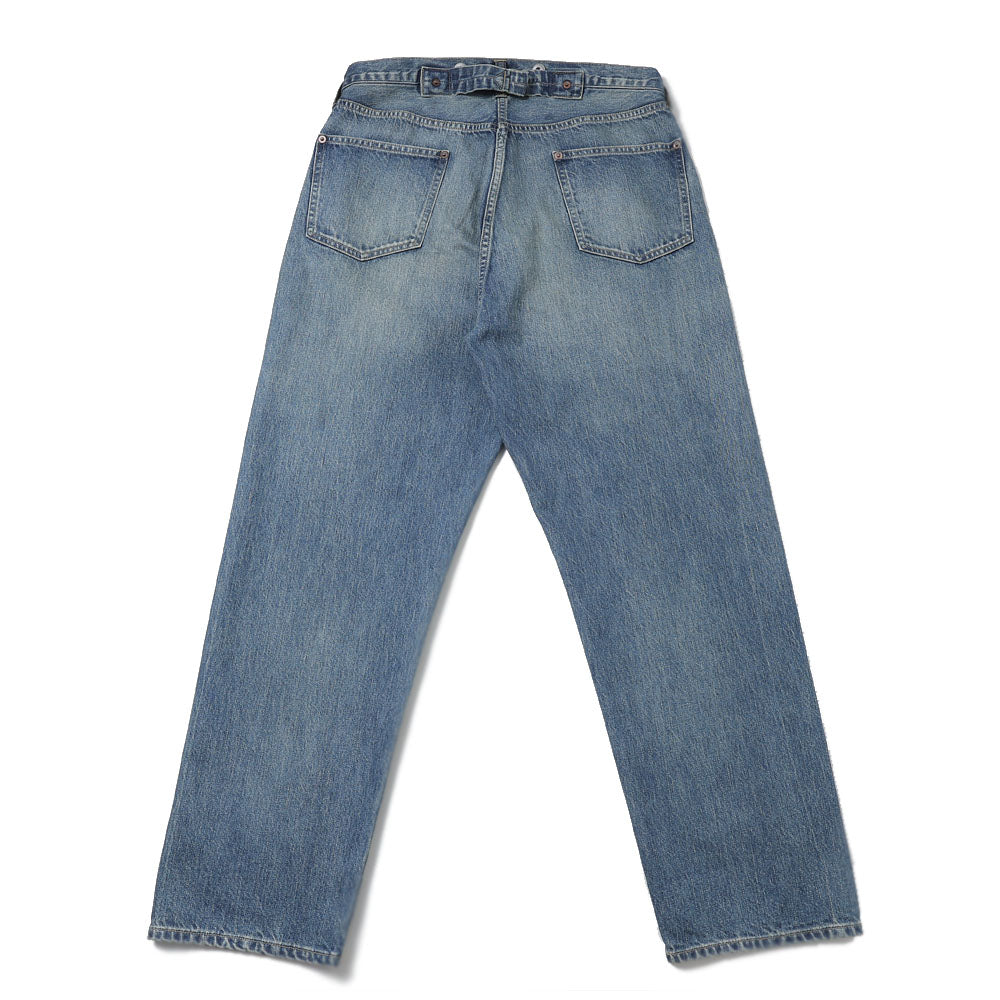 No.22 Washed Wide Denim Pants