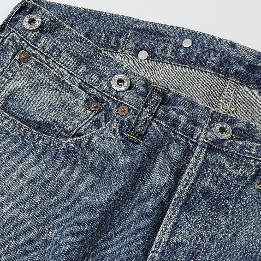 No.22 Washed Wide Denim Pants