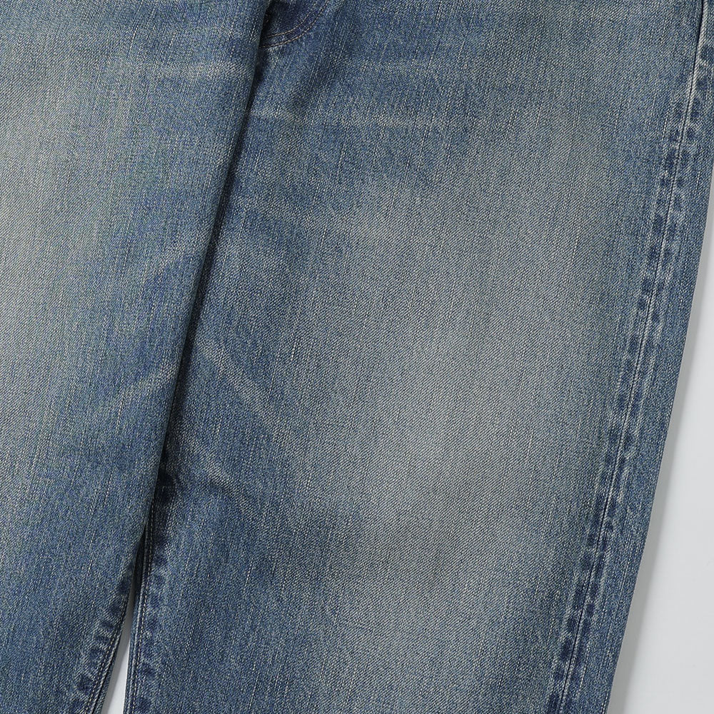 No.22 Washed Wide Denim Pants