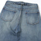 No.22 Washed Wide Denim Pants