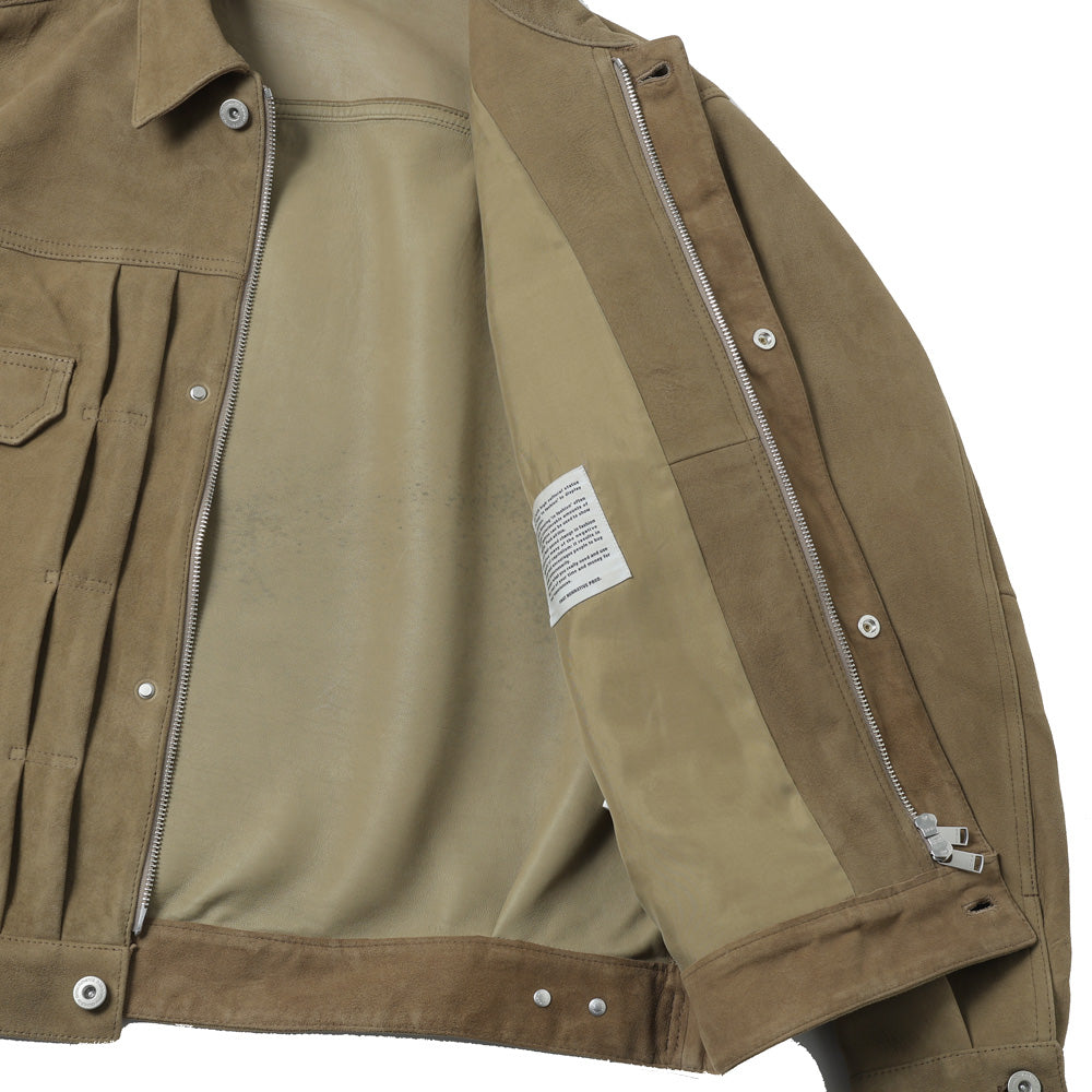 nonnative (ノンネイティブ) TRUCKER BLOUSON SHEEP LEATHER NN-J4704