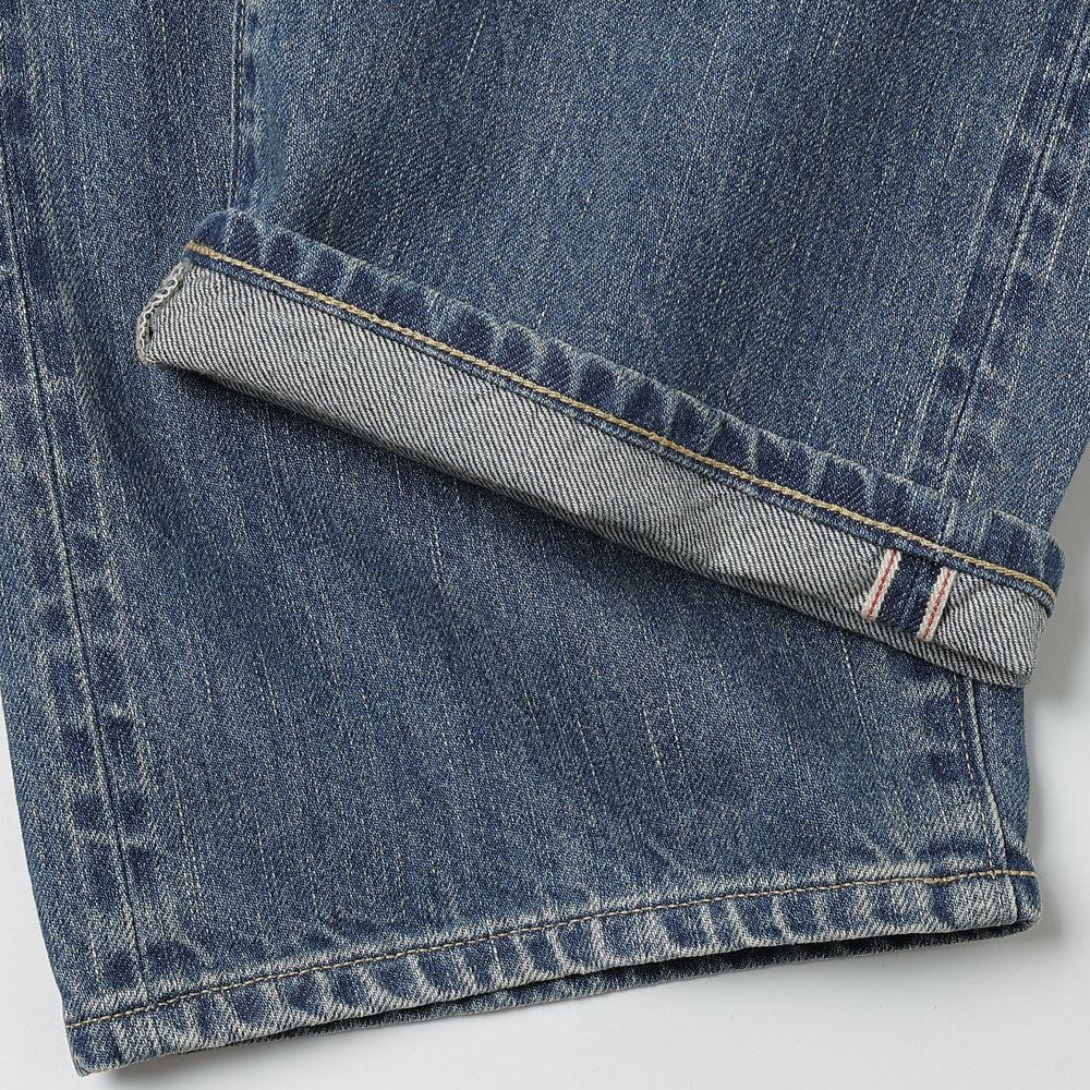 No.22 Washed Wide Denim Pants
